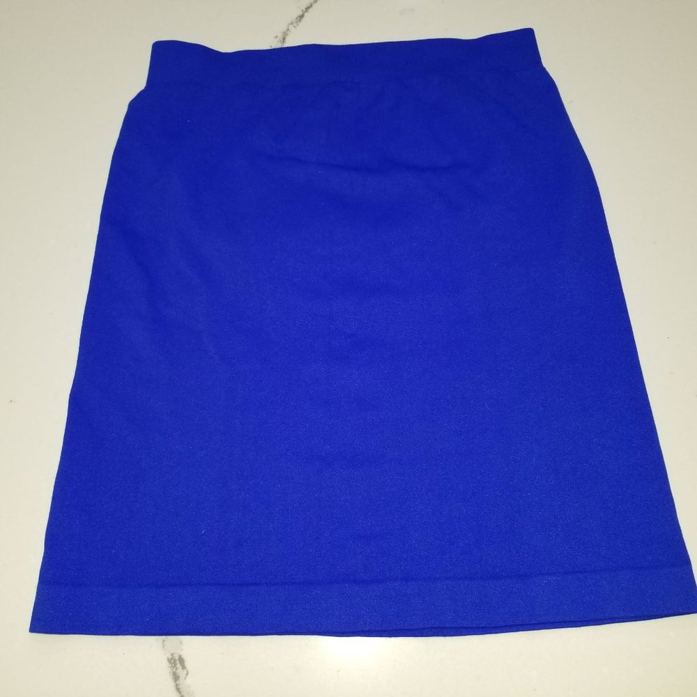 Kurve Royal Blue Shelf Bra Tube Top